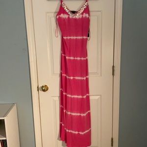 INC International Concepts tie dye maxi dress